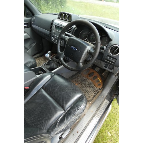 3 - Ford Ranger Thunder Double Cab 4WD Pick-up, Black, Reg VN56 WUV, 1st Reg 27/06/2006, 5 spd manual di... 