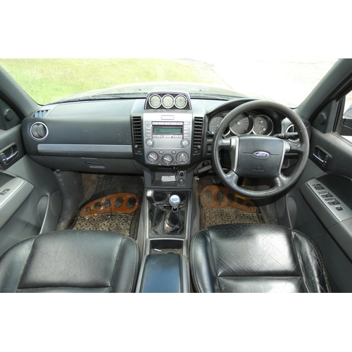 3 - Ford Ranger Thunder Double Cab 4WD Pick-up, Black, Reg VN56 WUV, 1st Reg 27/06/2006, 5 spd manual di... 