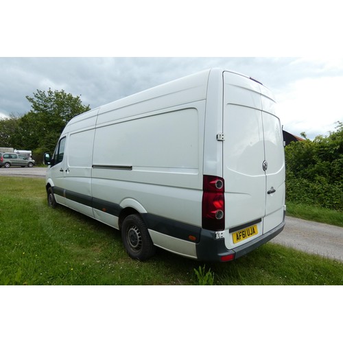 4 - VW Crafter CR35 TDI 109 LWB High Roof Van White, Reg: AF61 UJA, 1st reg 30/09/2011, 6 Speed manual d... 