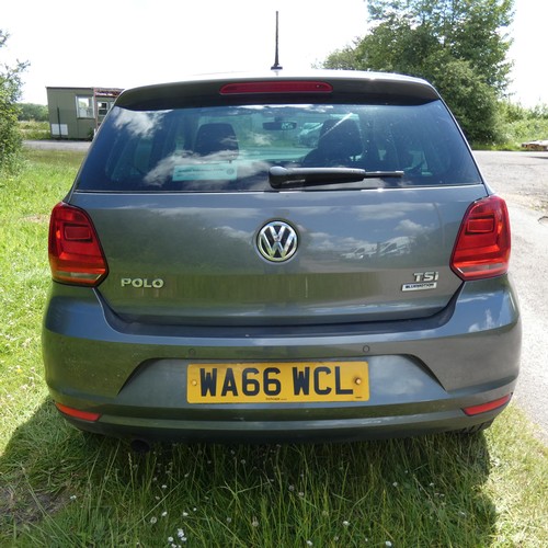 6 - Volkswagen Polo hatchback 1.2 TSI S-A Match 5dr, DSG, Reg: WA66 WCL, 1st reg 19/06/2016, 7 speed S-A... 