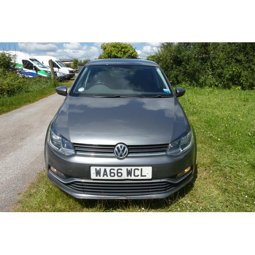 6 - Volkswagen Polo hatchback 1.2 TSI S-A Match 5dr, DSG, Reg: WA66 WCL, 1st reg 19/06/2016, 7 speed S-A... 