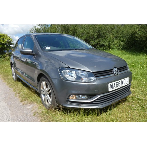 6 - Volkswagen Polo hatchback 1.2 TSI S-A Match 5dr, DSG, Reg: WA66 WCL, 1st reg 19/06/2016, 7 speed S-A... 