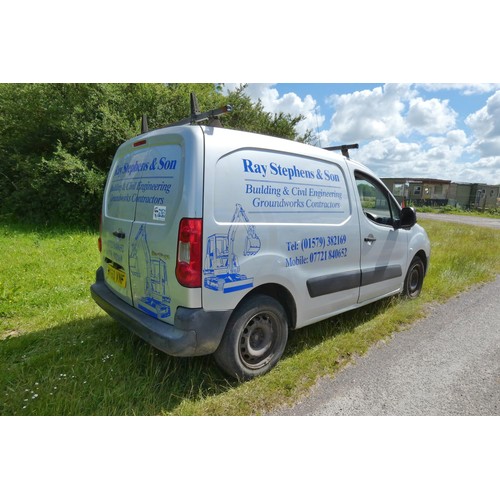 2 - Citroen Berlingo 625 LXHDi 75 panel van, Silver, Reg WK60 VNF, 1st Reg 04/09/2010, 5 speed manual di... 