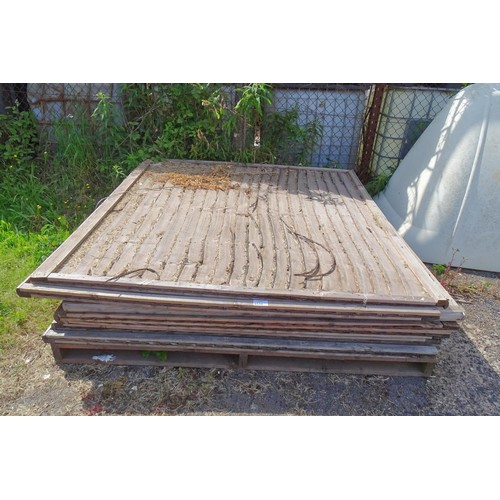 6516 - 8 x various wooden fence panels, comprising of mostly 183cm H x 183cm L