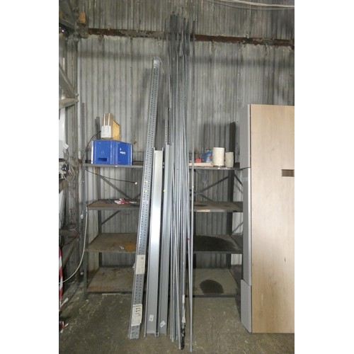 6314 - A quantity of various metal cable trays and conduit