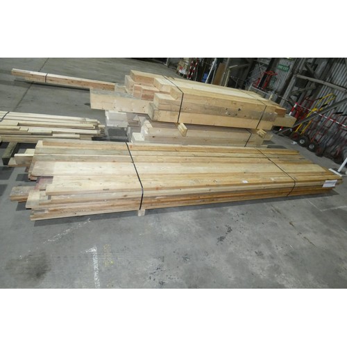 6319 - A quantity of 12% kiln dried Siberian Larch boards, sizes vary and lengths vary slightly up to appro... 