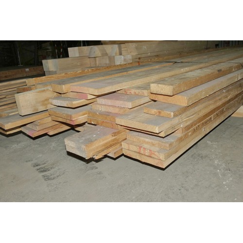 6319 - A quantity of 12% kiln dried Siberian Larch boards, sizes vary and lengths vary slightly up to appro... 