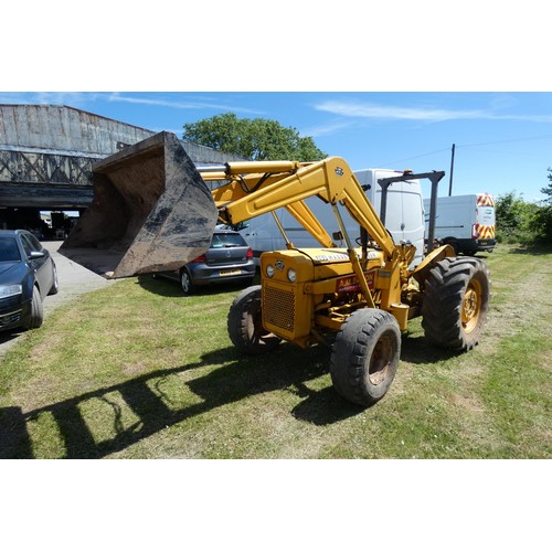 6328 - Massey Ferguson 203 Industrial Tractor, complete with Fore-end power loader & hitch, 3 cylinder, Reg... 