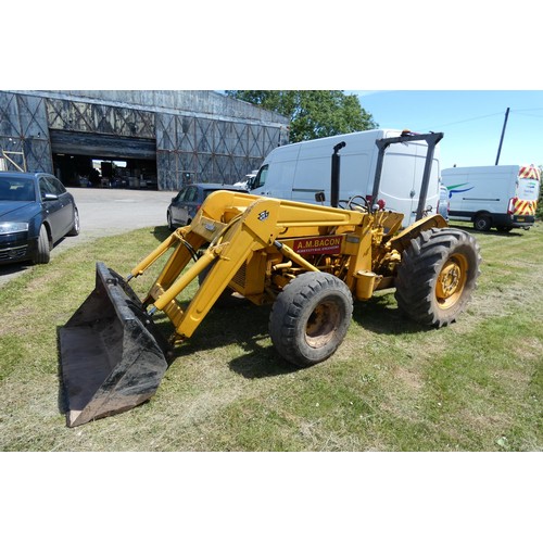 6328 - Massey Ferguson 203 Industrial Tractor, complete with Fore-end power loader & hitch, 3 cylinder, Reg... 