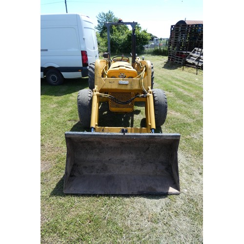 6328 - Massey Ferguson 203 Industrial Tractor, complete with Fore-end power loader & hitch, 3 cylinder, Reg... 