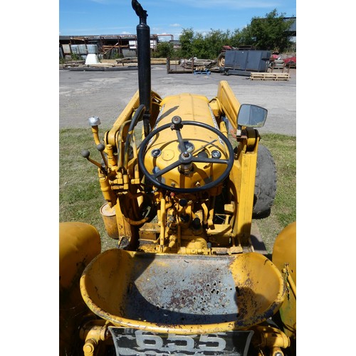 6328 - Massey Ferguson 203 Industrial Tractor, complete with Fore-end power loader & hitch, 3 cylinder, Reg... 