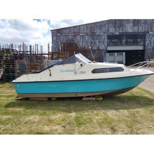 6331 - Shetland 570 sports/fishing boat, day cruiser/weekender, 1 double berth, marine head, VHF radio & co... 