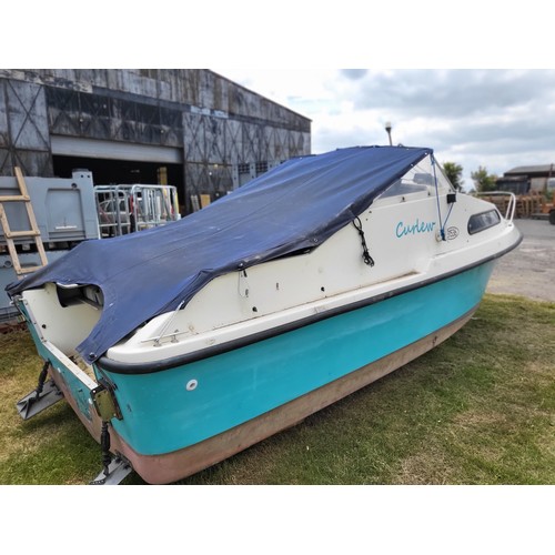 6331 - Shetland 570 sports/fishing boat, day cruiser/weekender, 1 double berth, marine head, VHF radio & co... 