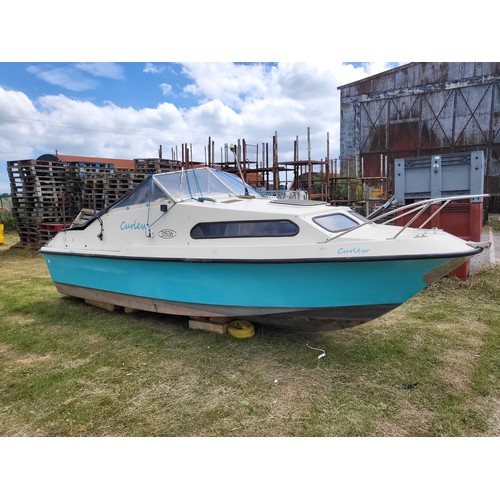 6331 - Shetland 570 sports/fishing boat, day cruiser/weekender, 1 double berth, marine head, VHF radio & co... 