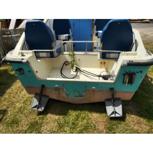 6331 - Shetland 570 sports/fishing boat, day cruiser/weekender, 1 double berth, marine head, VHF radio & co... 