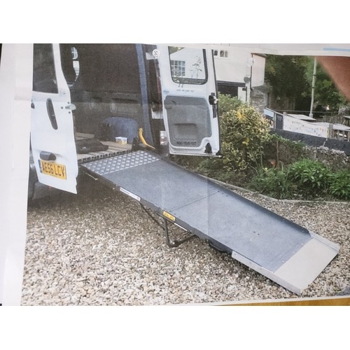 6027 - A vehicle mounted folding access ramp by Portaramp SWL 300kg, serial no. 607020