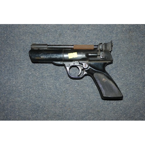 3100 - A Webley Tempest 0.177 calibre air pistol