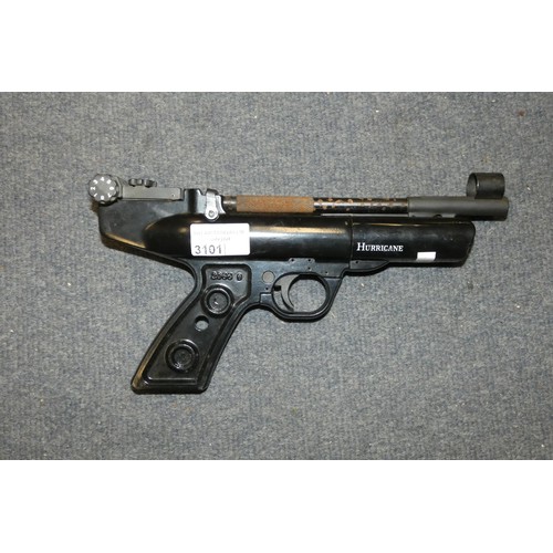 3101 - A Hurricane 0.22 calibre air pistol