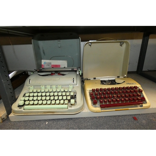 3116 - Two vintage portable typewriters