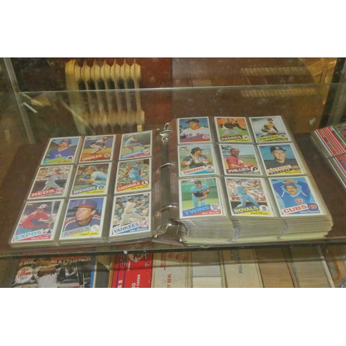 3104 - A large quantity of baseball cards, mostly from the 1980's, comprising of incomplete sets of Topps, ... 