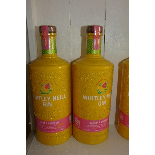 1082 - 2 x bottles of Whitley Neill Banana & Guava Gin 70cl