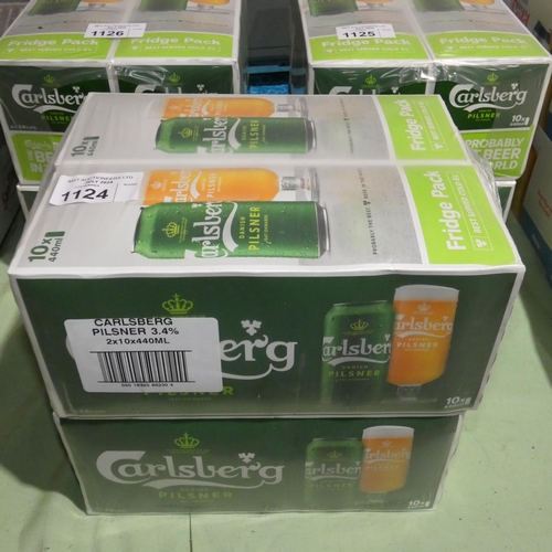 1124 - 40 cans of Carlsberg