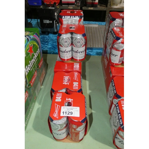 1129 - 26 cans of Budweiser