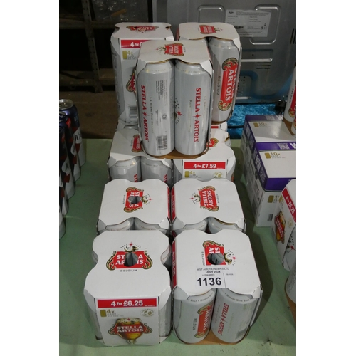 1136 - 44 cans of Stella Artois