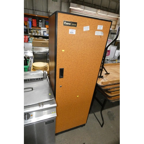 1225 - A Eurocave wine ageing cabinet model V-256 meca, runs at approx 12°c/constant room temperature - tra... 