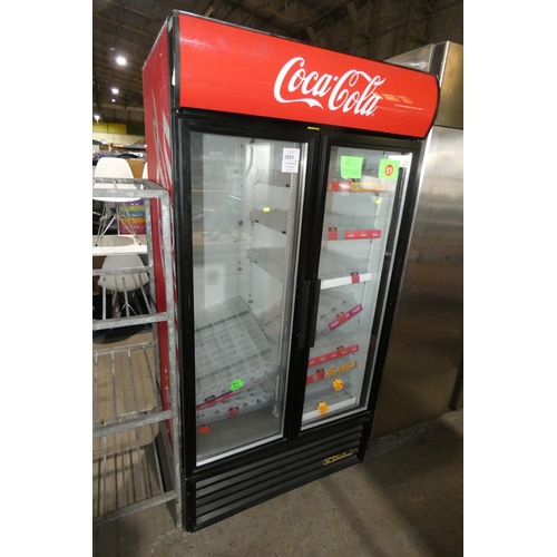 1251 - A commercial drinks display fridge by True Type GDM35 - trade  TESTED WORKING