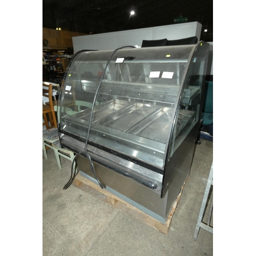 1253 - A commercial heated display unit by BKI - no model visible - 3 phase - trade