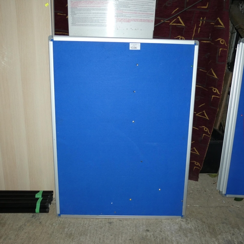 1336 - 4 x various pin boards each measuring approx 90 x 120cm