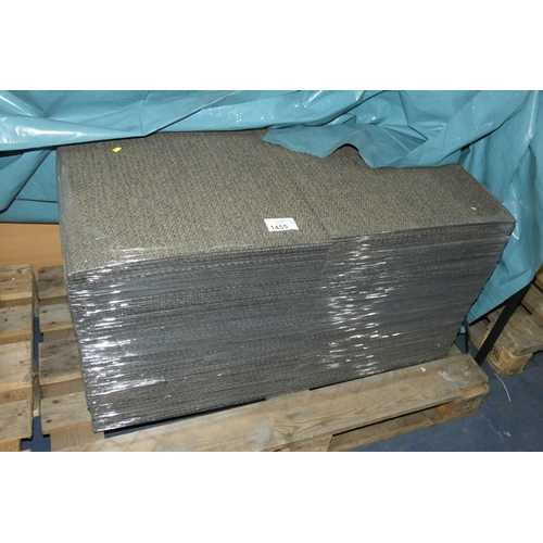 1455 - 1 x pallet containing a quantity of approx 200 x patterned carpet tiles each measuring approx 50 x 5... 