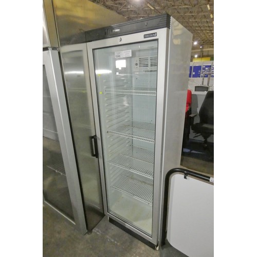 1246 - A tall commercial display fridge by Tefcold type FS1380 - trade  TESTED WORKING