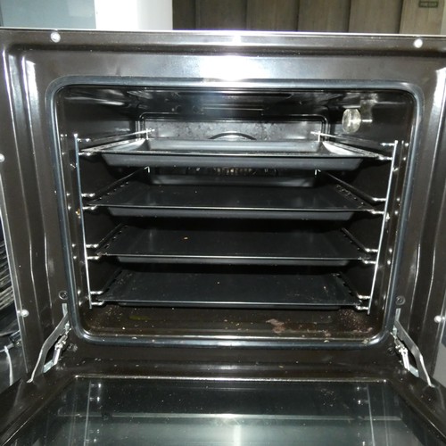 1238 - A commercial stainless steel counter top fan oven by Gastrotek - trade  TESTED WORKING