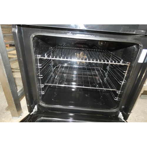 1256 - An integrated 2 door electric oven by Indesit type IDD6340-IX and an integrated hob by Philips -  tr... 