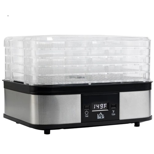 12 - 1 x Homcom 12 tray 245w food dehydrator RRP £44