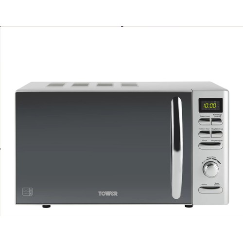 15 - 1 x Tower Infinity digital solo microwave with 6 power levels, 60 minute timer, defrost function, 80... 