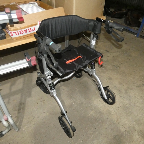 2057 - 1 x Devilbiss Drive rollator type walking aid