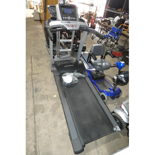 2073 - 1 x Life Fitness F3 treadmill 240v (Trade)  TESTED WORKING