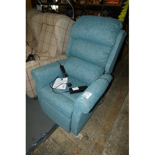 2188 - 1 x electric operated Rise and Recline arm chair supplied with a wired remote control and a mains po... 