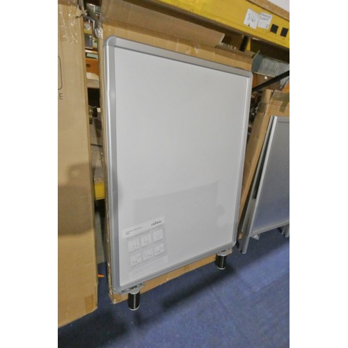 1465 - 1 x Clipable metal / plastic pavement sign board approx 80 x 105cm. Please note this is for a sign b... 