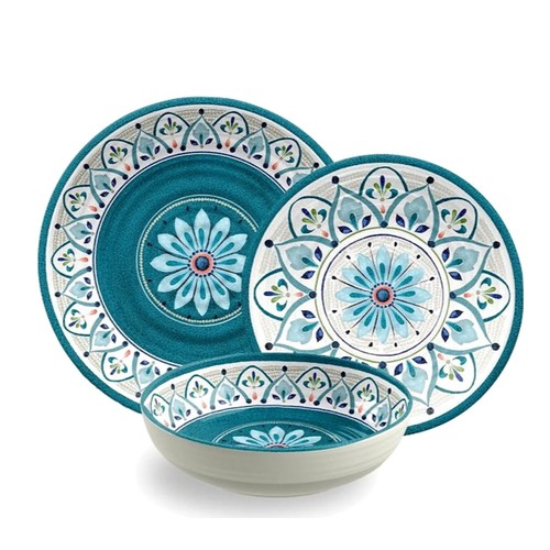 73 - A Mauricio Melamine dinnerware set (service for 4) RRP £70