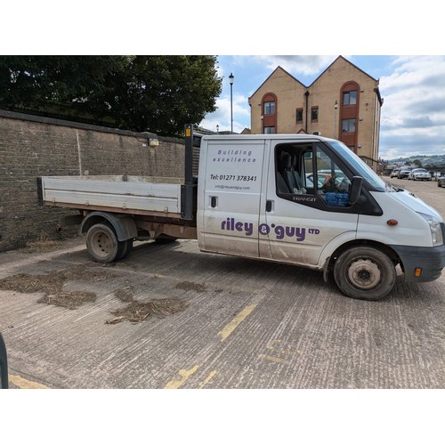 5 - Ford Transit 125 T350 RWD , d/c tipper truck, white, registration SL14 TKU, 1st Reg. 30/06/2014, 6 s... 