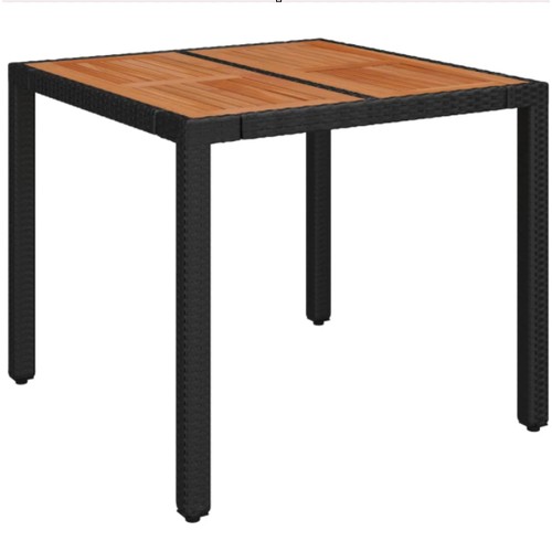 224 - 1 x Levetta Square 90 cm x 90 cm outdoor dining table RRP £126