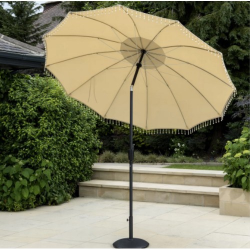 226 - 1 x Collette 250cm market parasol RRP £98. Please note that no base is included