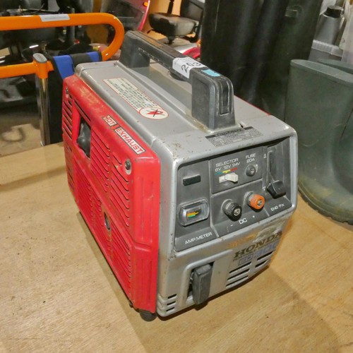 2036 - 1 x Honda ED500 portable petrol engine generator output 6v, 12v and 240v - Tested and engine starts ... 