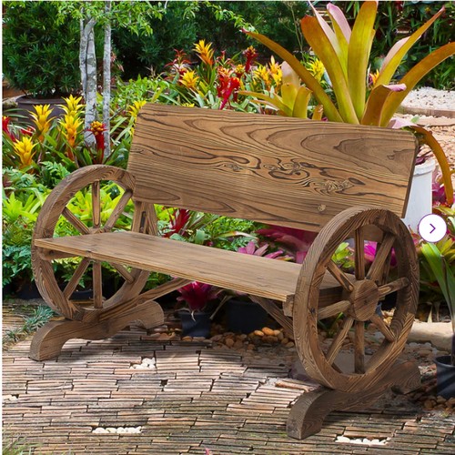 243 - 1 x August Grove wooden bench RRP £109