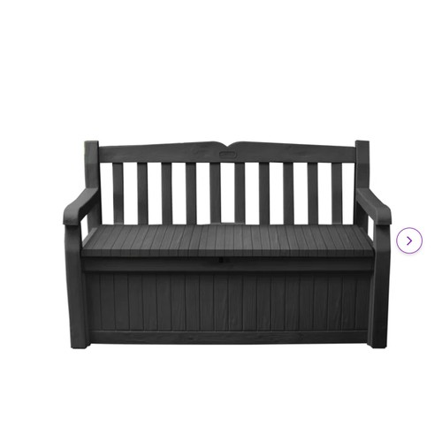 268 - 1 x Keter Eden outdoor bench / storage box RRP £128