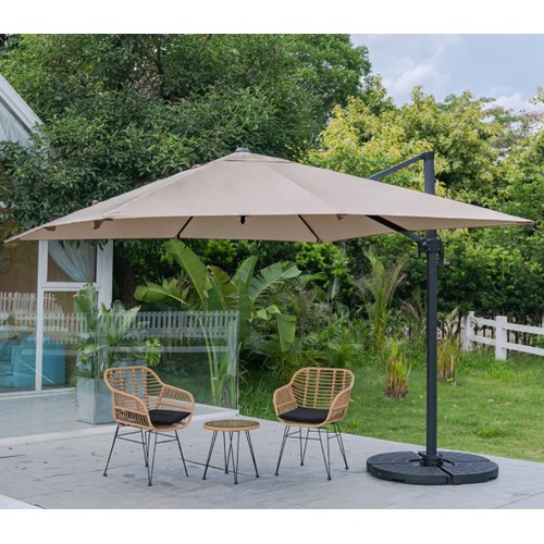 279 - 1 x Aanyah 300cm cantilever parasol RRP £229. Please note that no base weights are included